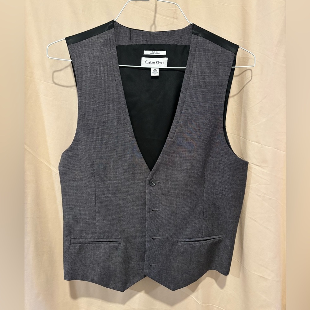 Calvin Klein Charcoal Vest for Men